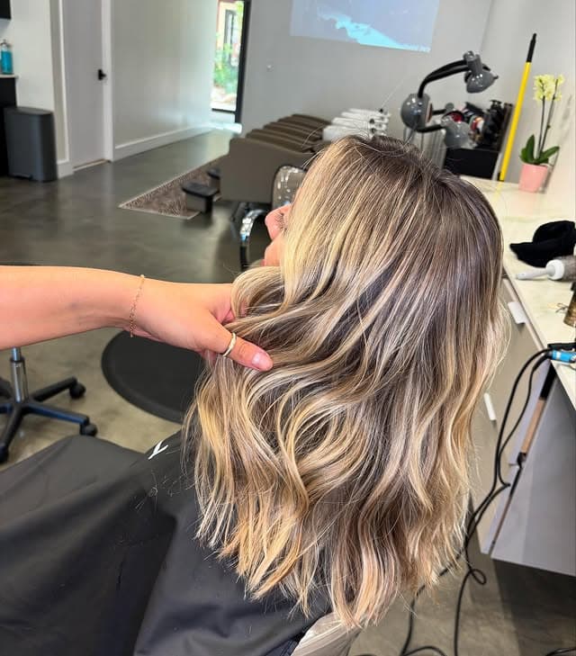 Bronde foilayage at Volume Hair Salon & Foil Bar