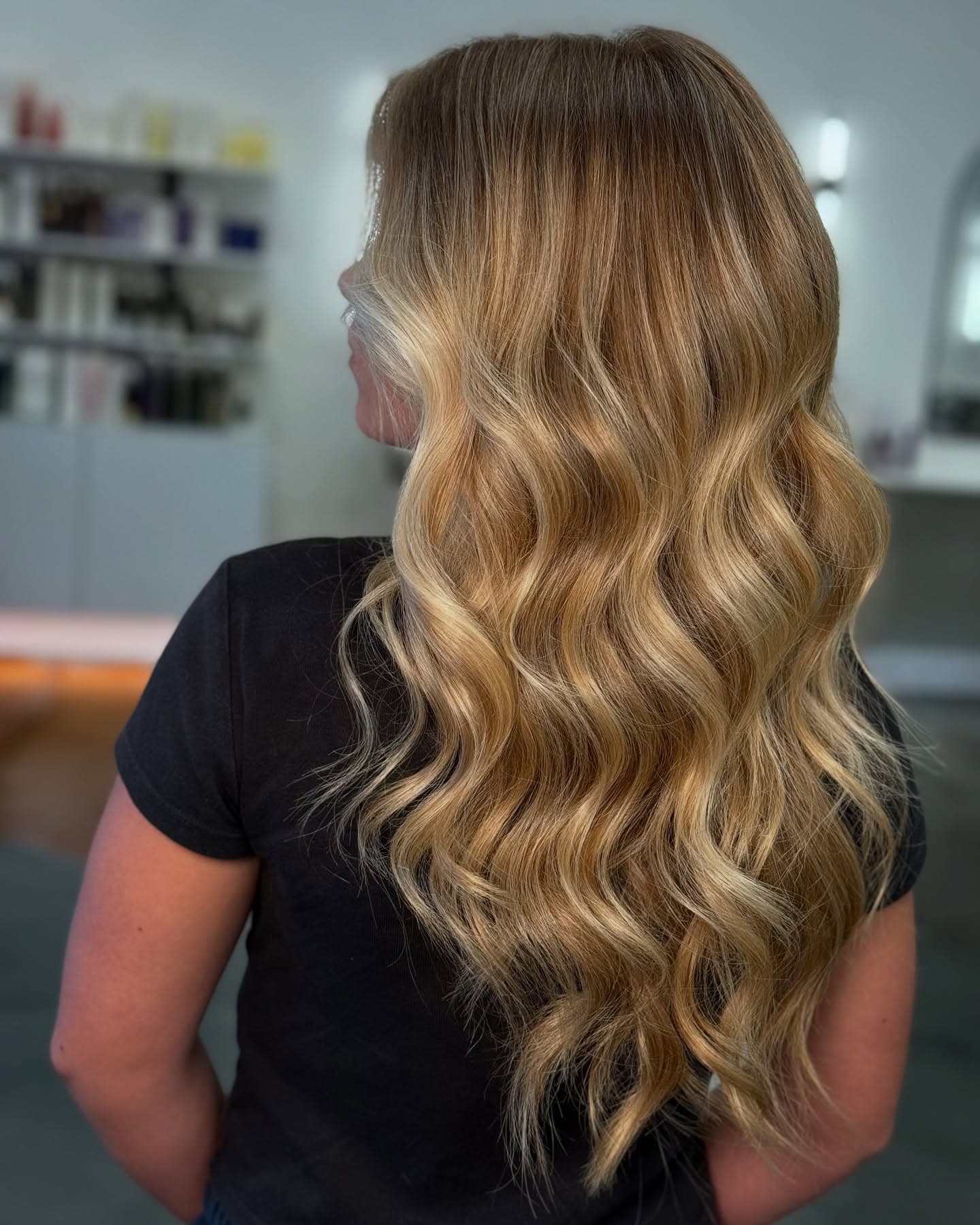 Beautiful balayage highlights at Volume Hair Salon