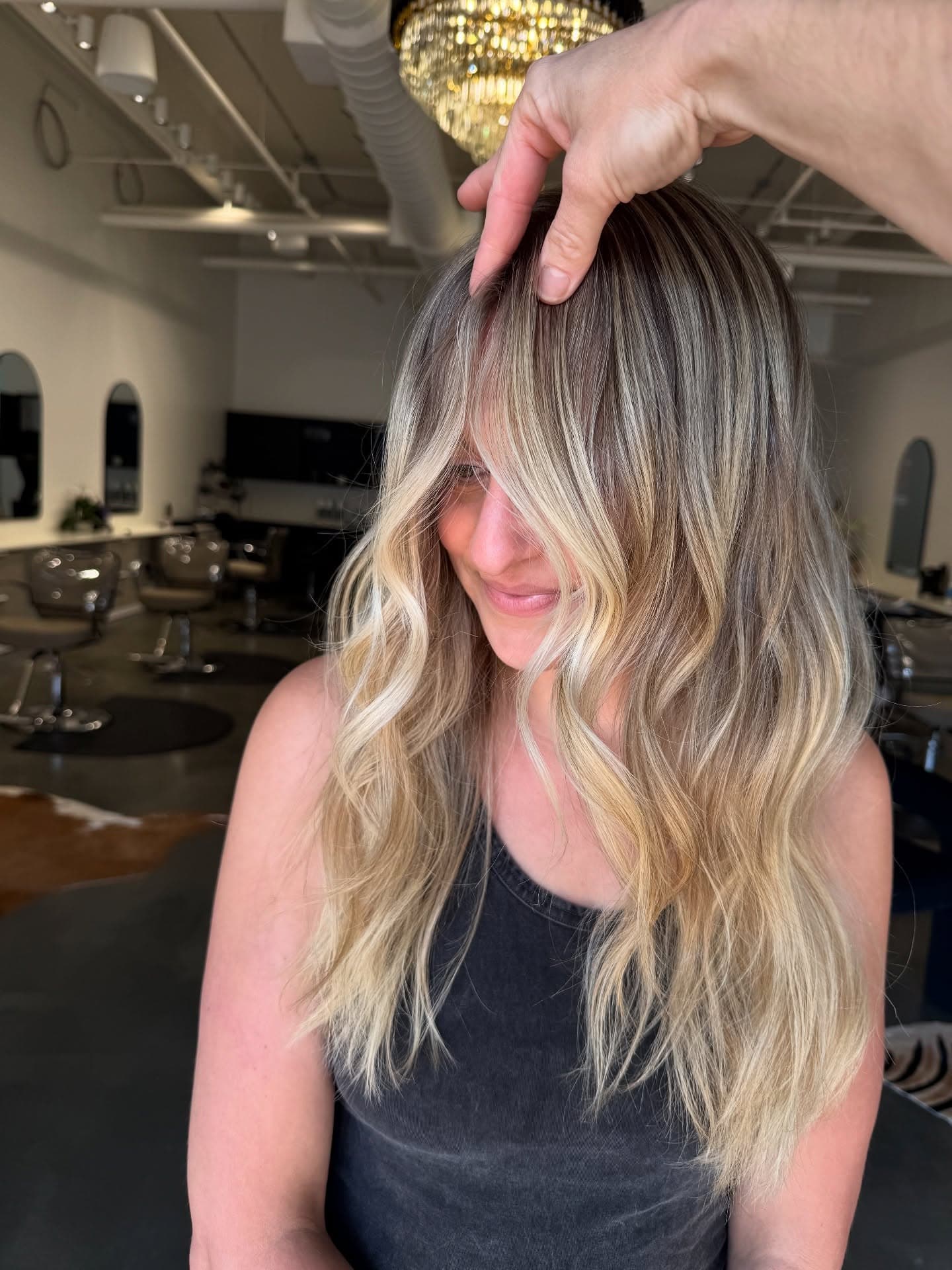 Loose waves and beachy curls special event styling for galas and outdoor events